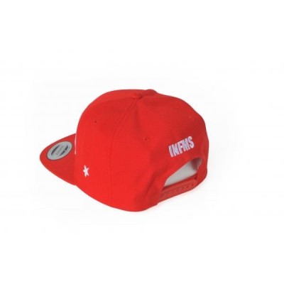 SNAPBACK INFAMOUS 3D RED | GREY | BLACK Infamous Team Infms Stunt +Stickers