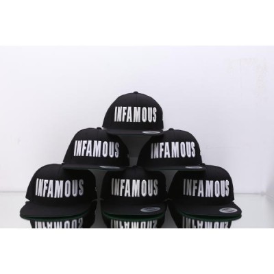 SNAPBACK INFAMOUS 3D RED | GREY | BLACK Infamous Team Infms Stunt +Stickers
