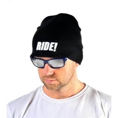 Winter SHORT BEANIE RIDE BLACK | GREY | RED Infamous Team Infms Stunt +STICKERS