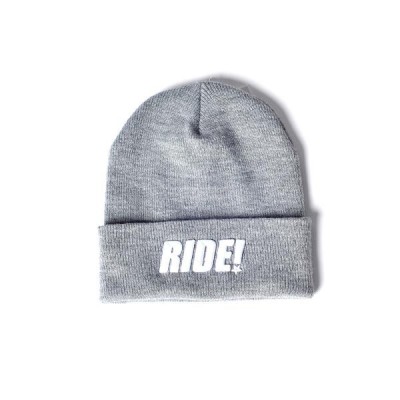 Winter BEANIE RIDE GREY | RED | BLACK Infamous Team Infms Stunt +STICKERS