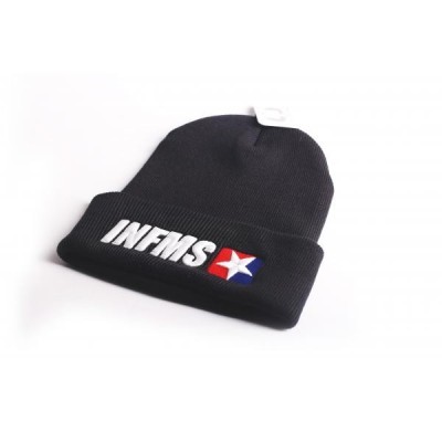 Winter BEANIE INFMS GREY | NAVY | PINK | RED | BLACK Infamous Team Infms Stunt +Stickers