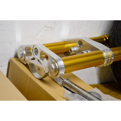 Suspension BMW K100 K75 K1100- Motogadget, up side down, custom yokes-cafe racer R9T RnineT