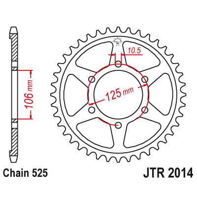 Steel stunt sprocket 70t-525 Triumph 675 765 Street Triple Daytona Tiger 800