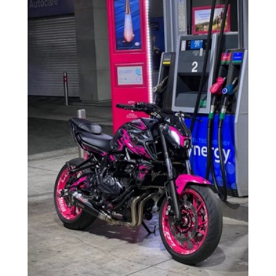 Chain drive kit 15/65 +GOLD chain -Yamaha R7 MT07 MT-07 FZ08 FZ-08 (14-23) Stunt