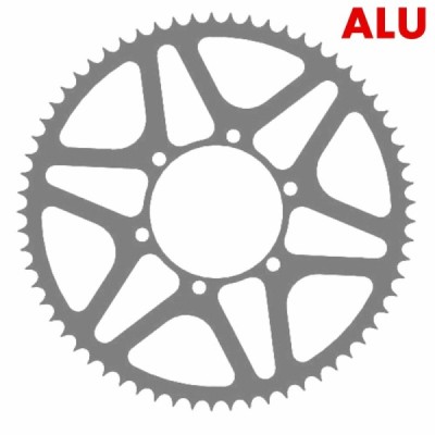 Aluminum stunt sprocket 65t-525 for Suzuki GSX-R 600 (01-10) 750 (04-10) GSR (06-17)