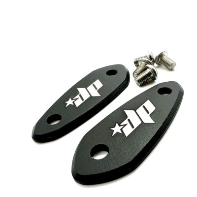 Mirror Block Off's Kawasaki ZX6R ZX6-R (2009-2012) Covers Stunt