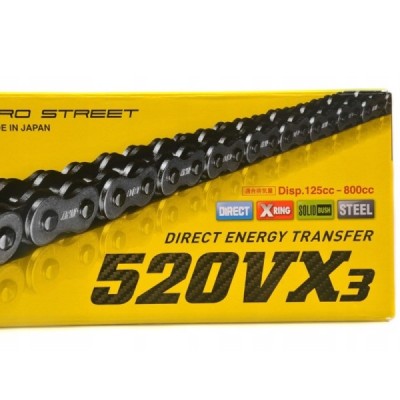 DID drive chain DID 520 VX3 X-ring – 120 links