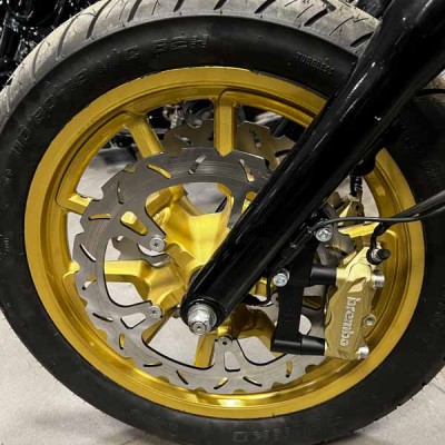 Upgrades Calipers Adapters Bracket Brembo-100mm Harley Davidson Dyna Softail Touring Left+Right