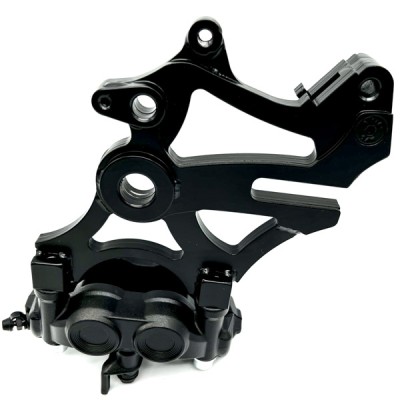 Extra Caliper Bracket Yamaha MT07 MT09 YZF R7 FJ09 FZ-07 MT-07 ABS Stunt Left Support 2014 2015 2016 2017 2018 2019 2020 2021 2022 2023 2024