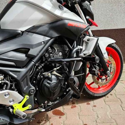 Yamaha R3 Crash Cage - (2015-2026) - MT03 YZF - Engine Guard Crash Bar Stunt