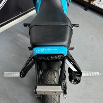 Steel scrape 12bar 12 o'clock Honda MSX125 GROM (2021-2024) Subcage Titan Stunt