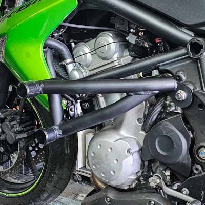 Crash Cage - Engine Guard Crash Bar Kawasaki ER-6N (2006-2011) Stunt Gymkhana