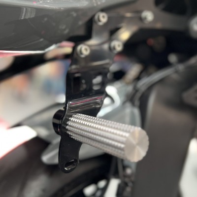Rear Sets Footrests Subcage Kawasaki ZX6R 636 (2013-2025) Stunt Controls Sub-cage