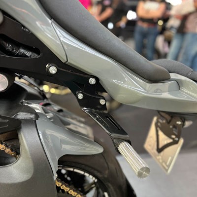Rear Sets Footrests Subcage Kawasaki ZX6R 636 (2013-2025) Stunt Controls Sub-cage