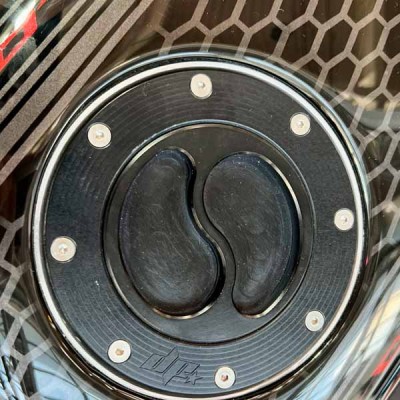 Czarny Wlew Paliwa, Korek- BMW K75 K100 K1100 Cafe Racer Scrambler