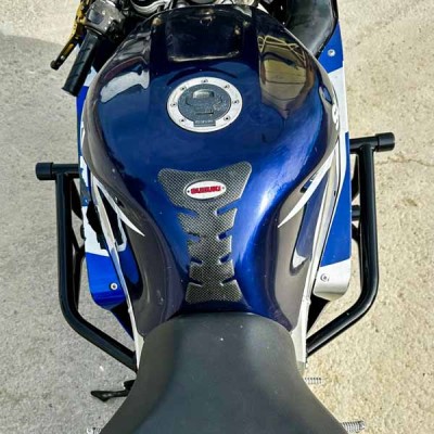 Crash Cage Engine Guard Crash Bar Suzuki GSX-R 600 750 (2001-2005) K1 K2 K3 K4 K5 Stunt Drift Highway Pad