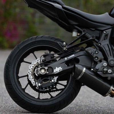 Extra Caliper Bracket Yamaha MT07 MT09 YZF R7 FJ09 FZ-07 MT-07 ABS Stunt Left Support 2014 2015 2016 2017 2018 2019 2020 2021 2022 2023 2024