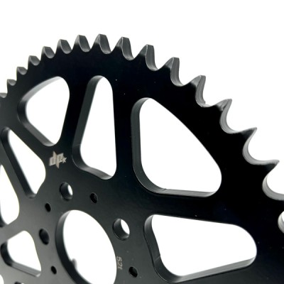 Steel Sprocket 52t 530 Harley Davidson Dyna FXD Glide Sportster 883 1200 1450 1600 Stunt Club Style