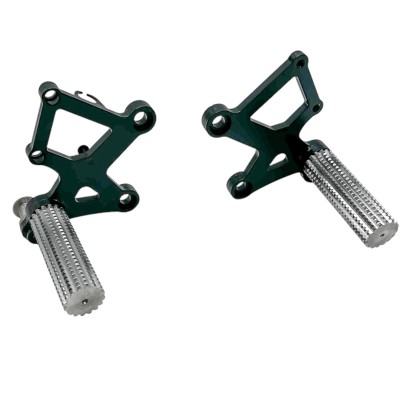 Front Sets Driver's Footrest Footpegs Kawasaki ZX4-RR Ninja ZX400 (2023-2025) Stunt Gymkhana