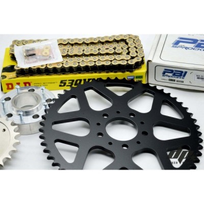 Chain drive kit sprocket 24/55 + DID 530 VX – Harley Davidson Dyna (to -2006)