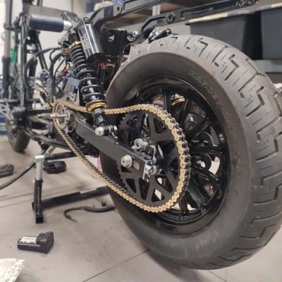 Zestaw Napędowy 24/52 + Łańcuch Harley Davidson Dyna (2000-2005) Stunt
