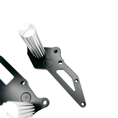 Front Sets Driver's Footrest Footpegs Yamaha MT07 MT-07 (2014-2024) Stunt Gymkhana