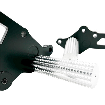 Front Sets Driver's Footrest Footpegs Yamaha MT07 MT-07 (2014-2024) Stunt Gymkhana