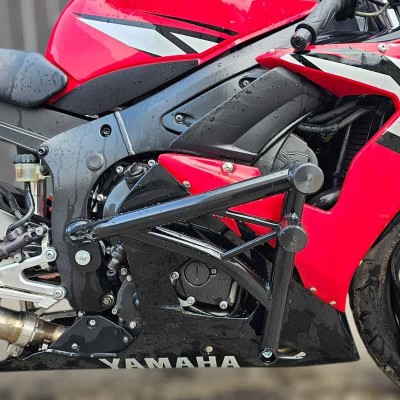 Yamaha R6 Crash Cage YFZF (2003-2005) 5SL - Engine Guard Crash Bar - Stunt Gymkhana