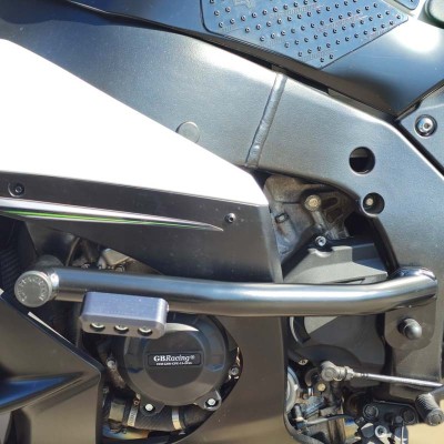 Kawasaki Ninja ZX10R Crash Cage (2011-2015) - Engine Guard Bar - Race Gymkhana