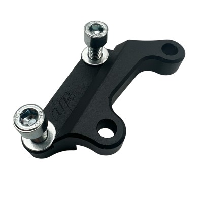 Left Upgrades OEM Caliper Adapter Bracket 14" (355mm) rotor Harley Davidson Dyna Softail Touring