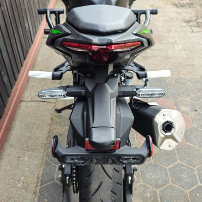 Rear Sets Footrests Pegs Subcage Kawasaki Z500 ABS (2024-2025) Stunt Gymkhana