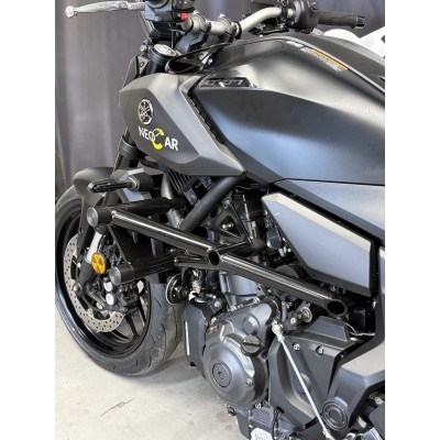 Yamaha MT-07 crash cage (2025-2026) FZ07 - stunt drift street - engine guard highway bar