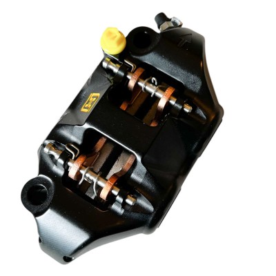 Left Accossato Radial Brake Caliper Forged Monoblock 108 mm for Handbrake Harley Davidson Kawasaki Honda Yamaha Suzuki Triumph Stunt