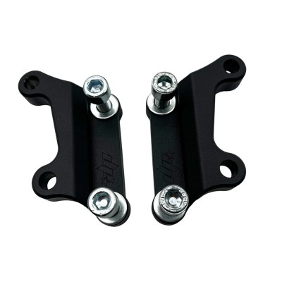Zestaw Prawe i Lewe Mocowanie Adapter Seryjnego Zacisku na 355mm (14") tarczę Harley Davidson Dyna Softail Touring