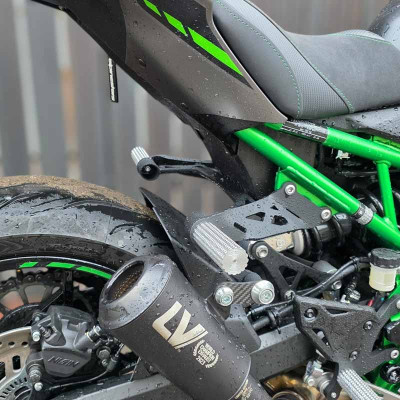 Rear Sets Footrests Pegs Subcage Kawasaki Z900 (2025-2026) Street Stunt Gymkhana Track