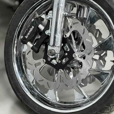 Duża Tarcza Hamulcowa Pływająca Przód 14"-inch (355mm) Harley Davidson Dyna Touring Club Style Bagger