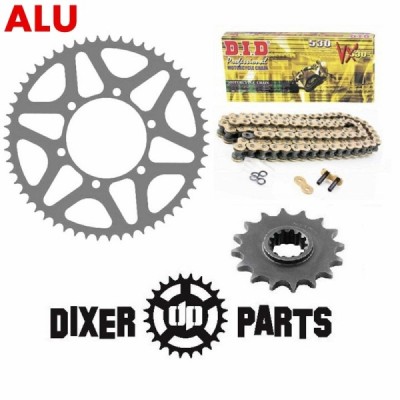 Chain drive kit 15/70 ALUMINUM + GOLD chain DID 530 VX – Honda CBR 929 954 Fireblade (00-03) SC44 SC50