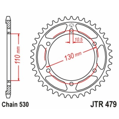 Aluminum stunt sprocket 55t-530 for Yamaha R1 (98-08) R6 (03-18) FZ1 CB1300 Suzuki GSXR 1000 (09-16)