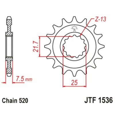 Chain drive kit 15/60 + DID chain 520 VX3 – Kawasaki ZX6-R 636 (07-19) – stunt