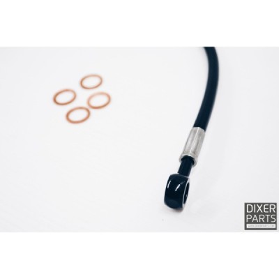 Steel braided brake line 33cm – BMW K75 K100 K1100 for Dixer Parts sets