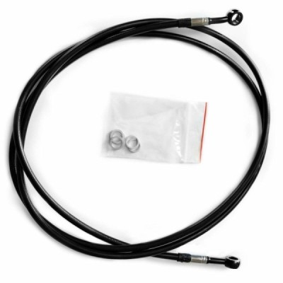 Steel Braided Brake Line 80″ Hose 200cm  HB Handbrake Stunt Hel Left Caliper