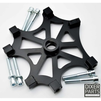 Handbrake bracket for Suzuki GSXR 600 750 1000 K8 K9 L0 (08-10) 300 mm rotor – 3x radial – stunt
