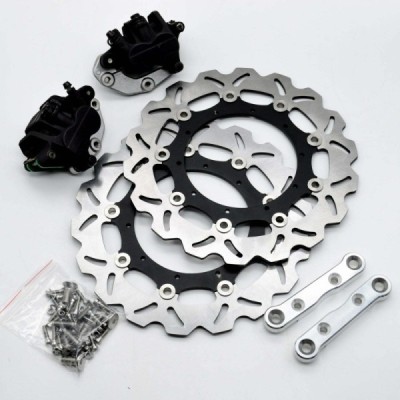 Brake set BMW R80 R100 – 300mm brake disc rotor + brake calipers Nissin brake upgrade setup