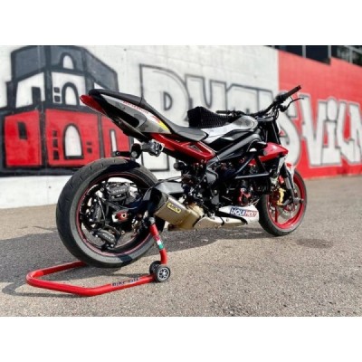 Handbrake bracket for Triumph Street Triple 765 (2017-2018) – 300 mm – 3x radial – aluminum