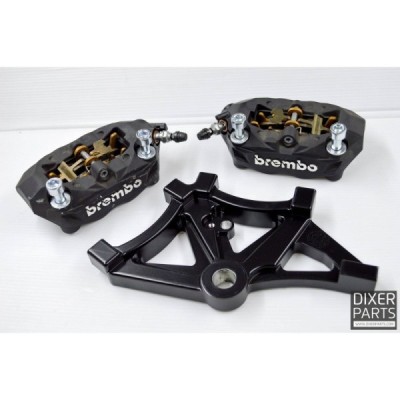 Handbrake bracket for Triumph Street Triple 765 (2017-2018) – 300 mm – 2x radial – aluminum