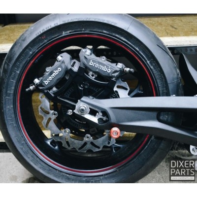 Handbrake bracket for Triumph Street Triple 765 (2017-2018) – 300 mm – 2x radial – aluminum