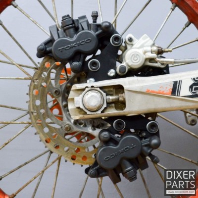 Brake caliper bracket + 2x HB caliper Husqvarna FC FE TC TE TX 250 350 450 501 125 150 570 390 300i
