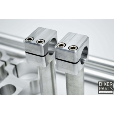 Aluminum CLIP-ON – fully adjustable – 43mm – stunt – racetrack – gymkhana