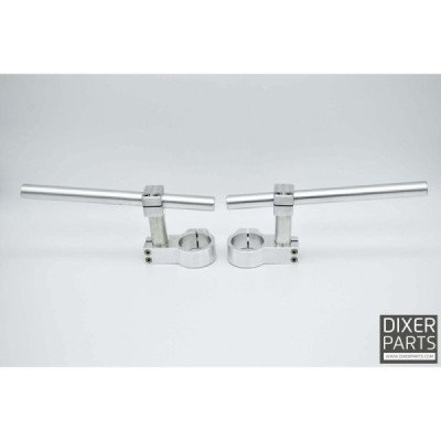 Aluminum CLIP-ON – fully adjustable – 48mm – stunt – racetrack – gymkhana