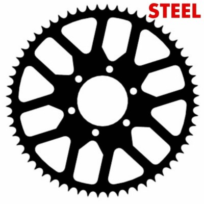 60T Stunt Rear Sprocket for Kawasaki ZX6-R 636 ER6 Z750 EX650 Stunt Racing Bike